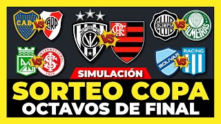 Simulación del Sorteo Octavos de Final Copa Libertadores 2023🏆 [upl. by Cooke564]