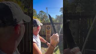 SOG Tactical Fixed Blade Knives Thrown in the Board [upl. by Milburt]