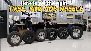 Understanding how to pick out the right size Tires Rims and wheels [upl. by Abihsat694]