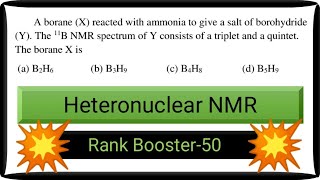 Heteronuclear NMRReaction of borane with baseStructure determinationRank BoosterJ Chemistry [upl. by Norab569]