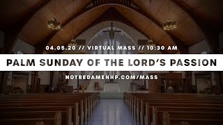 Virtual Mass  Palm Sunday [upl. by Eleahcim]