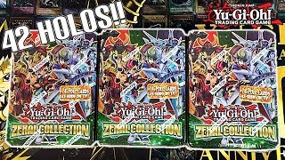 YuGiOh ZEXAL Collection Tins 3X Opening  14 HOLOS PER TIN [upl. by Sofia]