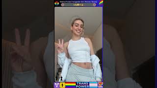 Lily  MtF Transgender Beauty  viralvideo mtf transgender shorts lgbt [upl. by Adnorhs]