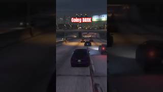 BLACKOUT CTSV Traffic Cuttin With Custom Blacked Out Taillights GTA V No Hesi [upl. by Eissoj]