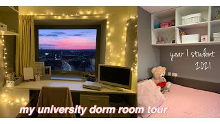 My university dorm room tour  2021 UK Year 1 student [upl. by Middendorf809]