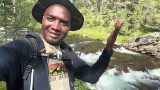 Scenic Riverside Walk in Norway From Gamle Grimsa Bridge to Øvre Fallfossen Waterfall norway [upl. by Rabka]