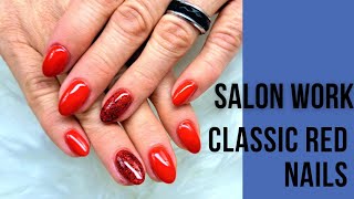 How to Make Classic Red Nails [upl. by Cocke554]