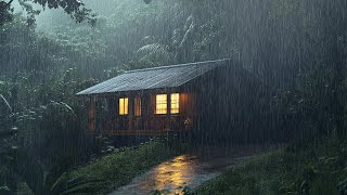 Banish Insomnia and Relax with Heavy Rain in the Forest  Reduce Stress and Sleep in 5 Minutes [upl. by Mullins]