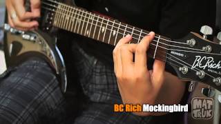 BC Rich Evil Edge Mockingbird Special Edition Review  MATTRUK [upl. by Nonna]