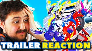 TRAILER REACTION to Pokemon Scarlet and Violet LEGENDARIES NEW POKEMON amp BOX ARTS [upl. by Onitsirc]