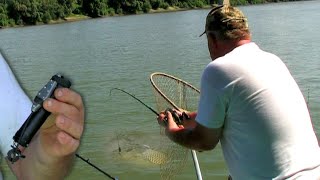 Pecanje šarana na Tisi  Dubinsko pecanje šarana  Specijalna tehnika  Fishing carp in river [upl. by Klehm660]