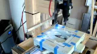 Home made CNC with hardware store parts [upl. by Galligan696]