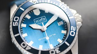 Scurfa Watches Diver One D1 500 Titanium Proto Dial [upl. by Atnwahsal]