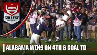 ALABAMA MIRACLE 😮 Isaiah Bond scores gamewinning TD on 4th down  ESPN College Football [upl. by Ivett]