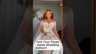 How good is your Pause Game  Wedding Edition shorts pausegame [upl. by Horwath]