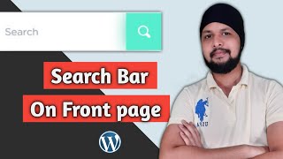 How to add Search Bar On Home Page In Wordpress  Elementor Search Bar On Home Page In Hindi [upl. by Halette152]