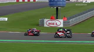 2024 Bennetts British Superbike Championship RD10 Donington Park Race 2 highlights [upl. by Tteirrah]