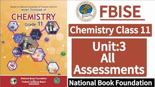 Class 11 Chemistry Unit 3 All Assessments  New Syllabus 2024LearnOnlineWithAnum [upl. by Guglielmo]