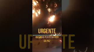 Incêndio na Pedra da Vila da Paz [upl. by Silvestro]