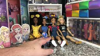 Disney ILY 4Ever Dolls Aurora Ariel and Elsa Fashion Pack Unboxing Review and How they Fit Others [upl. by Nosral895]