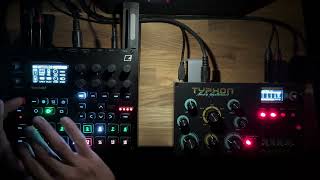 Elektron Syntakt amp Dreadbox Typhon acid techno live [upl. by Sweatt541]