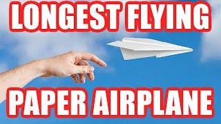 How to Make the BEST FLYING Paper Airplane That Goes Really FAR – EASY TUTORIAL [upl. by Domineca479]