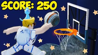 Going To Space In Roblox Dunking Simulator [upl. by Mencher909]