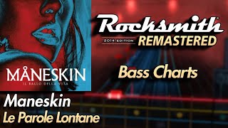 Maneskin  Le Parole Lontane  Rocksmith® 2014 Edition  Bass Chart [upl. by Alocin]