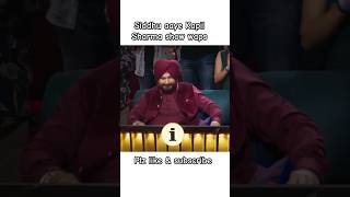 Sidhu is back on the showshorts sidhu kapilsharma trending [upl. by Alva]