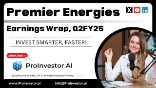 Premier Energies Ltd  Q2FY25 Earnings Wrap  premierenergies [upl. by Katti508]