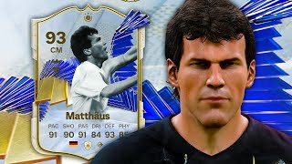 93 TOTY Icon Matthaus Player Review 🔥 EA FC 24 [upl. by Vescuso]