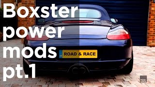 How to make a Boxster faster pt1  Exhaust Throttle Body amp Airbox Mods [upl. by Milzie62]