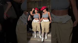 quotCLERMONT TWINSquot  quotNYFWquot Event edit outfit shorts youtubeshorts trending reels [upl. by Chevy]