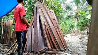 Tukang kayu ndeso membuat pintu model kuno dari awal sampai jadi [upl. by Onil57]