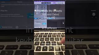 You Make My Dreams intro riff in 5 different keyboards hallandoates darylhall piano [upl. by Bing820]