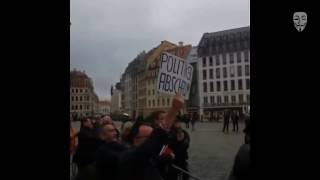 DICHTER UND DENKER undankbare Ossis FEIERN TAG DER DEUTSCHEN EINHEIT in Dresden [upl. by Rakabuba]