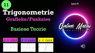 Graad 11 Trigonometrie Funksies of Grafieke Les1 Teorie Basiese Trig Funksies [upl. by Budding]