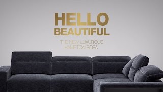 The luxurious modular Hampton sofa by BoConcept [upl. by Lebazi704]