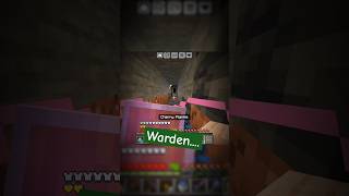 Minecraft Warden Entry Trap Escape shorts viral minecraft майнкрафт edit gaming shortsviral [upl. by Geoffrey]