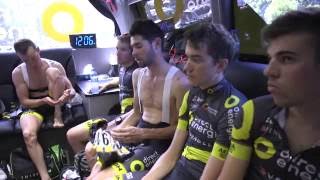 En immersion avec le Team DEN  Criterium du Dauphiné 1 [upl. by Airdnola]