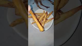 camote fries sweetpotato fried yummy [upl. by Mullins173]