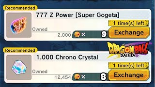 HOW TO GET DRAGON BALL DAIMA COINS FOR FREE ULTRA SUPER GOGETA amp 1000 CHRONO CRYSTALS 🤩 [upl. by Schwarz52]