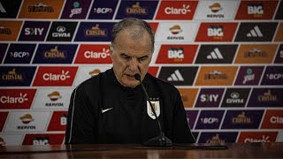 Conferencia de Prensa  Marcelo Bielsa  Perú 10 Uruguay  111024 Eliminatorias Sudamericanas [upl. by Euginimod]