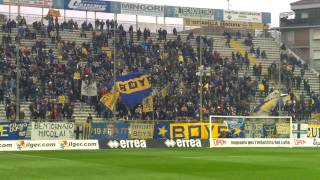 ParmaGubbio annunzio formazioni e inno Forza Parma [upl. by Dreda998]