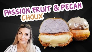 Passion Fruit amp Pecan Choux  How to Make Perfect Cream Puffs [upl. by Nerw804]