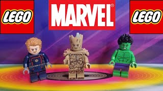 Marvel Lego Dance Off StarLord vs Hulk vs Groot 🏆marvel thehulk groot starlord lego avengers [upl. by Jariah]