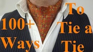 How to Tie an Ascot or Cravat without it coming undone The Day Knot [upl. by Milda]