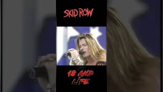 Skid Row  18 and Life Live 1989 🔥🎸 [upl. by Sudoeht]