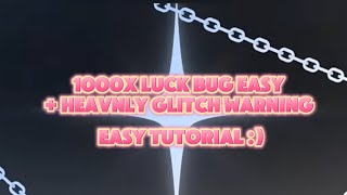 NEW 1000X LUCK GLITCH IN SOLS RNG EASY  HEAVENLY POTION BUG  roblox solsrng gaming [upl. by Ferino196]