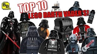 TOP 10 LEGO STAR WARS DARTH VADERS [upl. by Emaj]